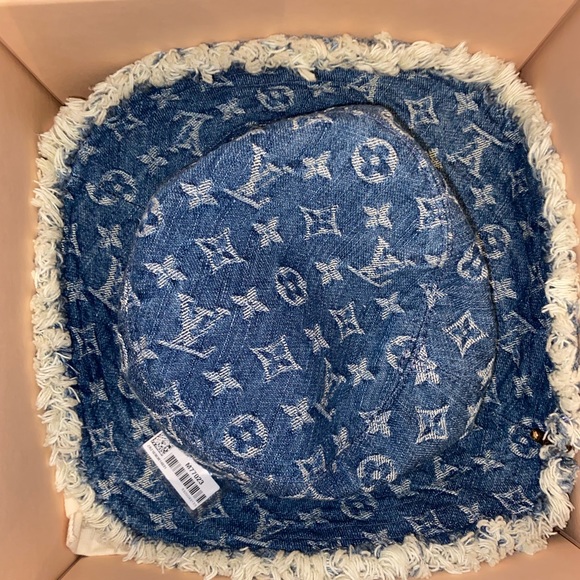 Sold@@@@@Louis Vuitton Denim Bob Hat - Picture 6 of 8